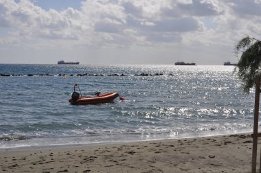 Kıbrıs'ta güzel Limasol Beach