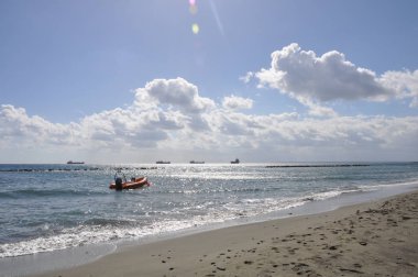 Kıbrıs'ta güzel Limasol Beach