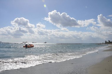Kıbrıs'ta güzel Limasol Beach