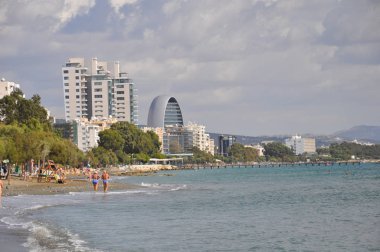 Kıbrıs'ta güzel Limasol Beach