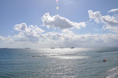 Kıbrıs'ta güzel Limasol Beach