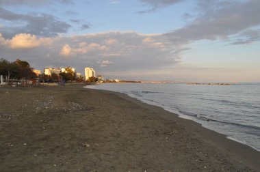 Kıbrıs'ta güzel Limasol Beach
