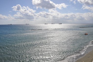 Kıbrıs'ta güzel Limasol Beach
