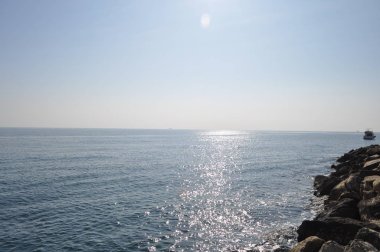 Kıbrıs'ta güzel Limasol Beach