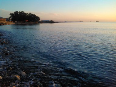 Kıbrıs'ta güzel Limasol Beach