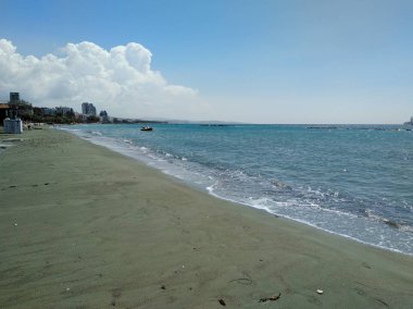 Kıbrıs'ta güzel Limasol Beach