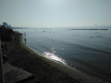 Kıbrıs'ta güzel Limasol Beach