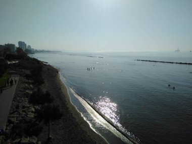 Kıbrıs'ta güzel Limasol Beach