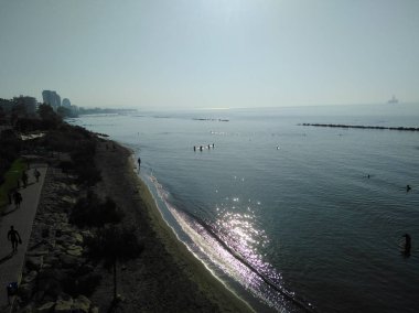 Kıbrıs'ta güzel Limasol Beach