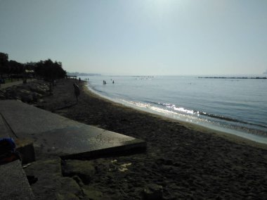 Kıbrıs'ta güzel Limasol Beach