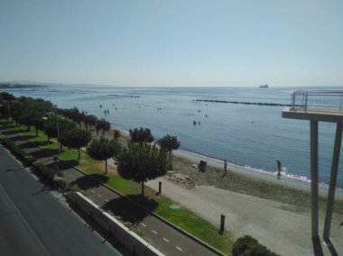 Kıbrıs'ta güzel Limasol Beach