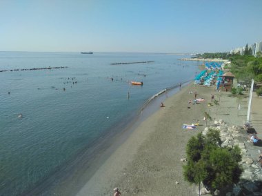 Kıbrıs'ta güzel Limasol Beach