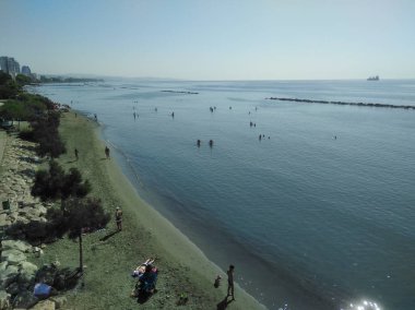 Kıbrıs'ta güzel Limasol Beach