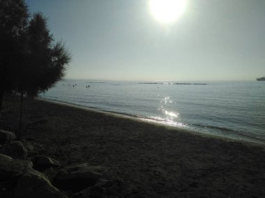 Kıbrıs'ta güzel Limasol Beach