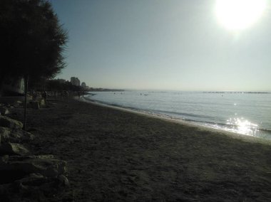 Kıbrıs'ta güzel Limasol Beach
