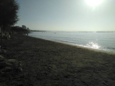 Kıbrıs'ta güzel Limasol Beach