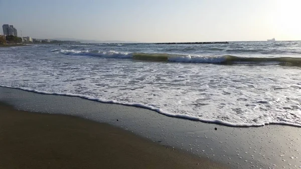 Bellissima Spiaggia Limassol Cipro — Foto Stock