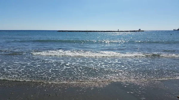 Den Vakre Limassol Stranden Kypros – stockfoto