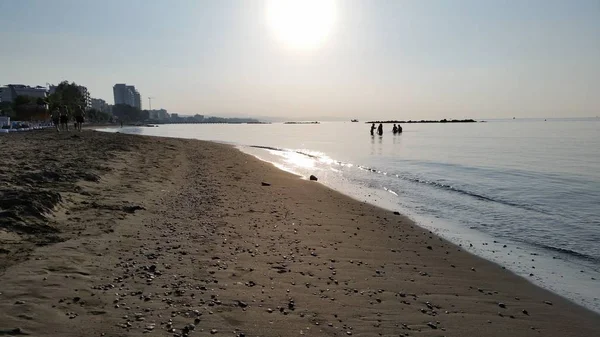 Kıbrıs'ta güzel Limasol Beach