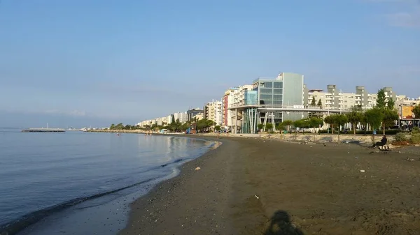 Der Schöne Limassol Strand Zypern — Stockfoto