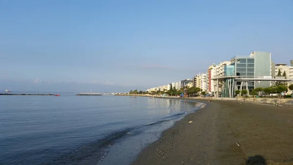 Красивый Пляж Лимассола Кипрусе — стоковое фото