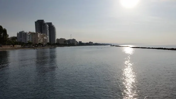 Pantai Limassol Yang Indah Siprus — Stok Foto