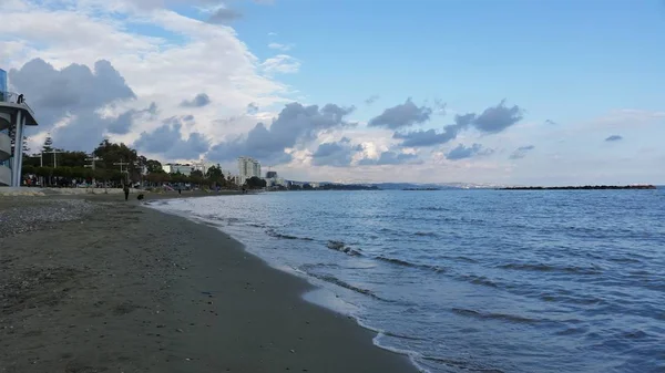 Strandtól Limassol Ciprus — Stock Fotó