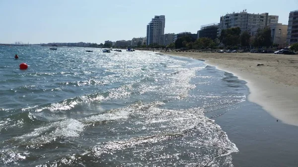 Pantai Limassol Yang Indah Siprus — Stok Foto