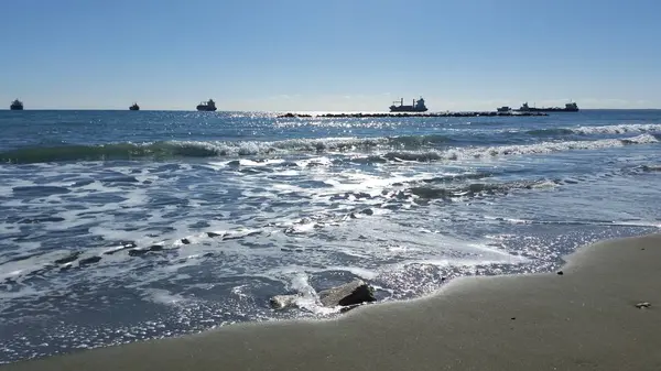 Kıbrıs'ta güzel Limasol Beach