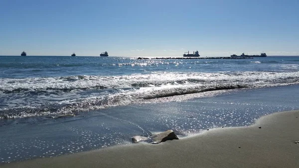 Hermosa Playa Limassol Chipre —  Fotos de Stock