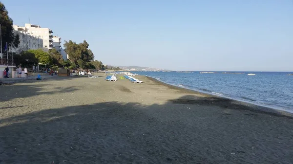 Het Strand Van Limassol Cyprus — Stockfoto