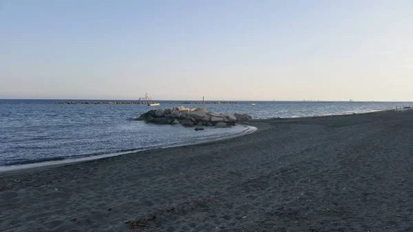 Kıbrıs Güzel Limasol Beach — Stok fotoğraf