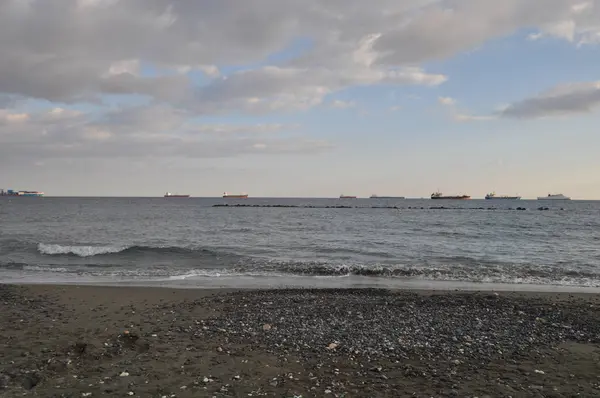 Kıbrıs'ta güzel Limasol Beach