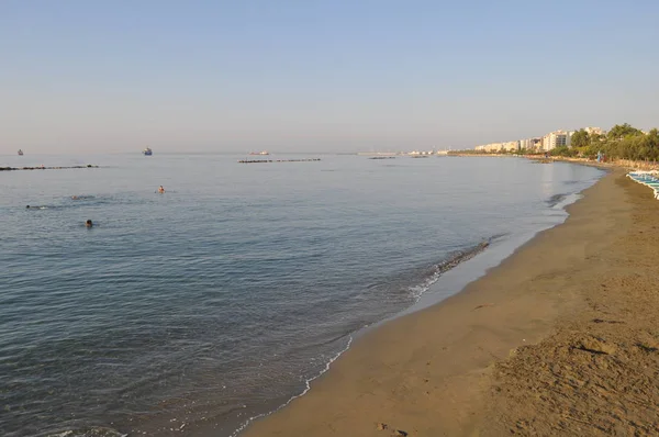 Beautiful Limassol Beach Cyprus — Stock Photo, Image