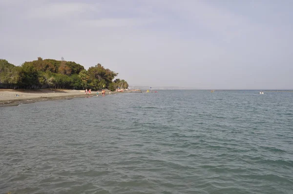 Beautiful Limassol Beach Cyprus — Stock Photo, Image