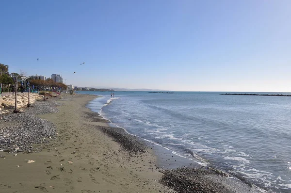 Het Strand Van Limassol Cyprus — Stockfoto