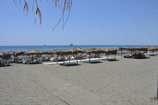 Kıbrıs Güzel Limasol Beach — Stok fotoğraf