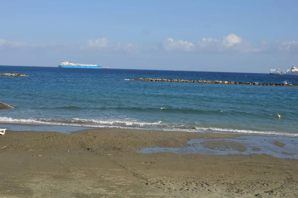 Hermosa Playa Limassol Chipre —  Fotos de Stock