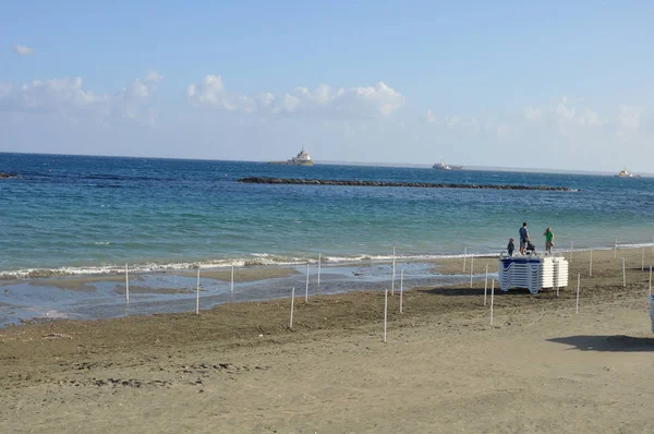 Kıbrıs'ta güzel Limasol Beach