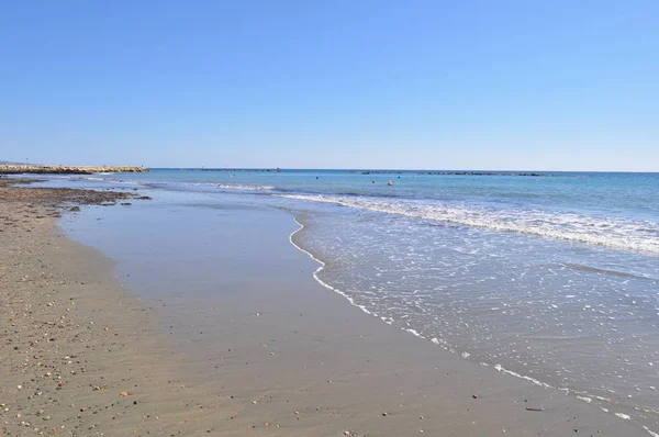 Den Vakre Limassol Stranden Kypros – stockfoto