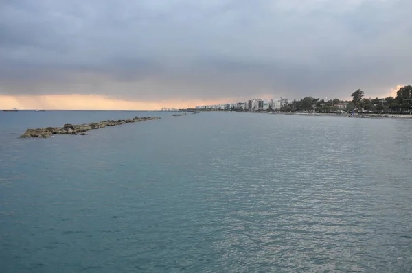 Beautiful Limassol Beach Cyprus — Stock Photo, Image