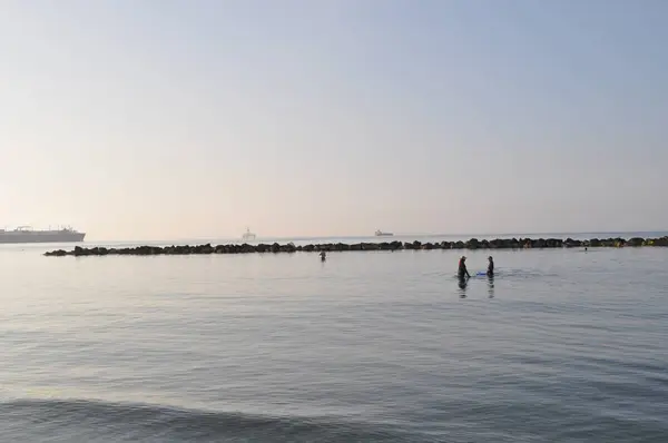 Hermosa Playa Limassol Chipre — Foto de Stock