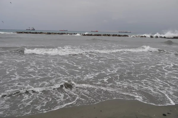 Hermosa Playa Limassol Chipre — Foto de Stock