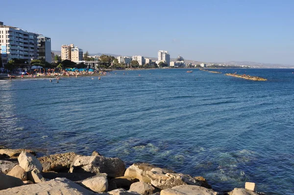 Het Strand Van Limassol Cyprus — Stockfoto