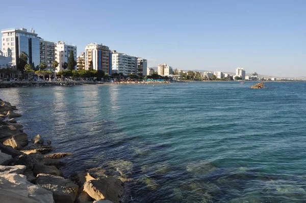 Het Strand Van Limassol Cyprus — Stockfoto