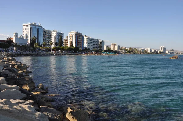 Het Strand Van Limassol Cyprus — Stockfoto