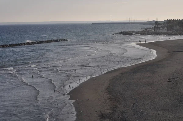 Strandtól Limassol Ciprus — Stock Fotó