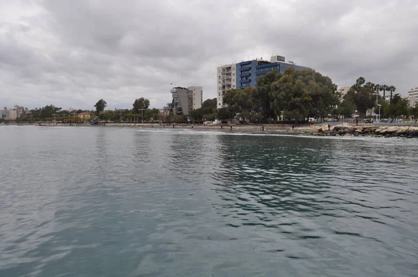 Het Strand Van Limassol Cyprus — Stockfoto