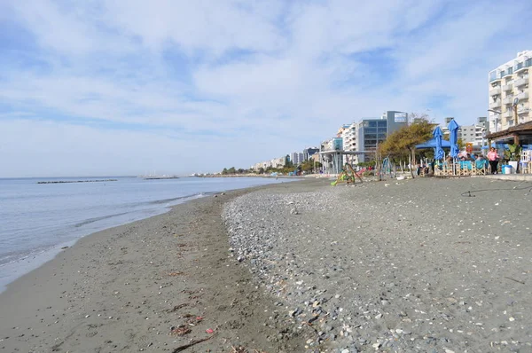 Hermosa Playa Limassol Chipre — Foto de Stock