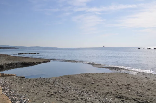 Strandtól Limassol Ciprus — Stock Fotó